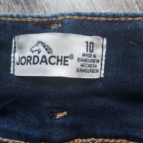 Jordache Girl's triple stack high waisted jean capris - Girl's size 10 - Picture 9 of 14